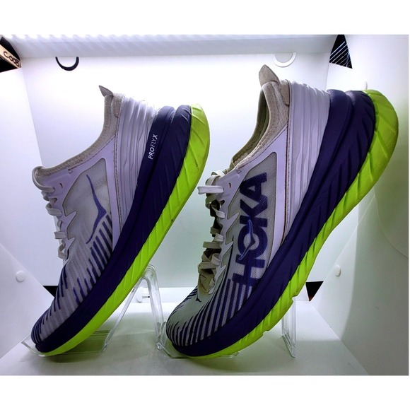Hoka One One Sneaker Men 12MWoman 13W Ice Blue Carbon X-SPE Running Shoes